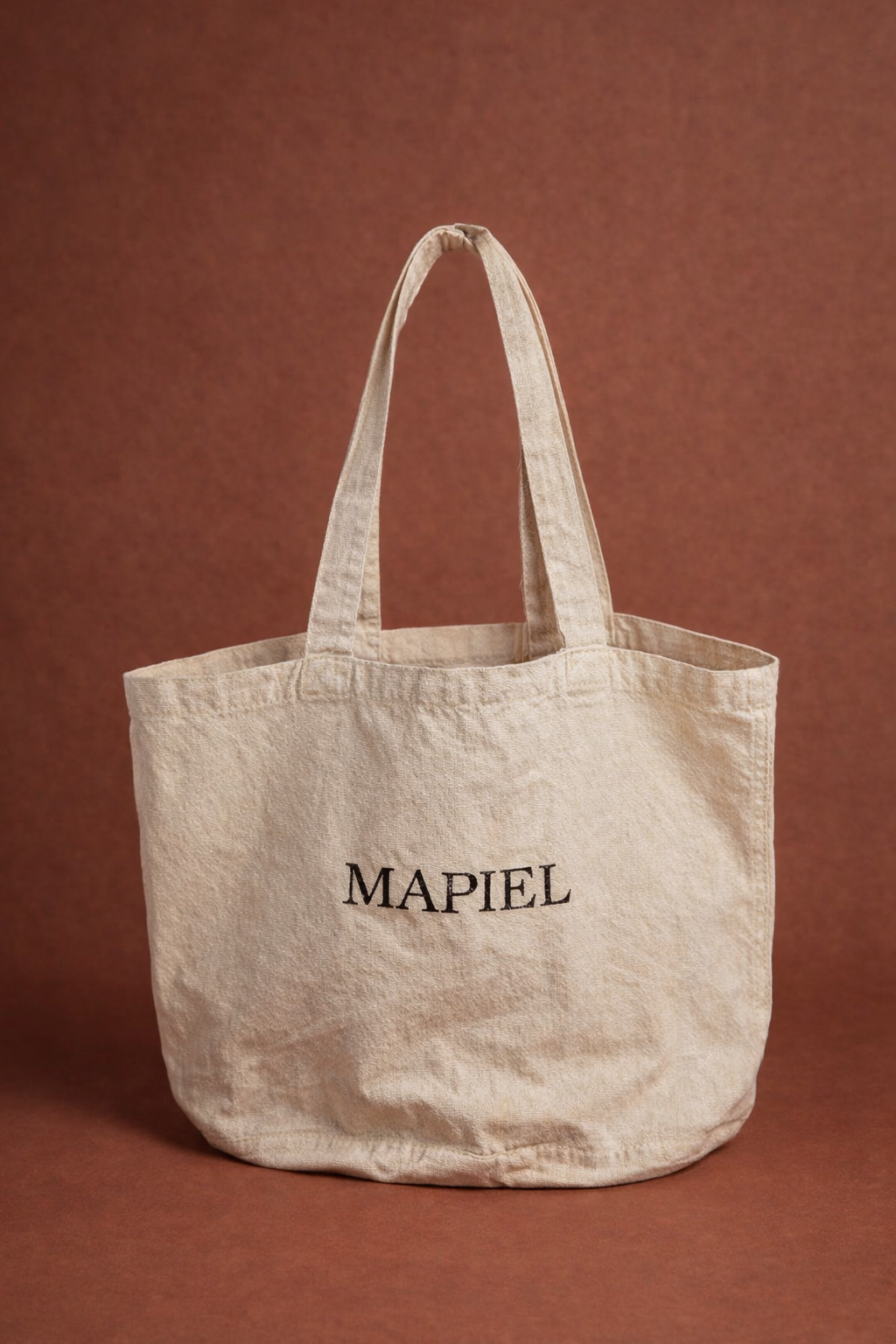 Grand sac cabas en coton recyclé